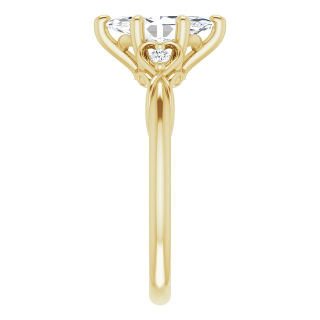 Accented Engagement Ring