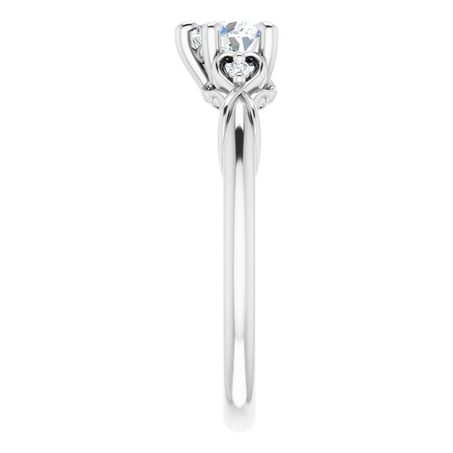 Accented Engagement Ring
