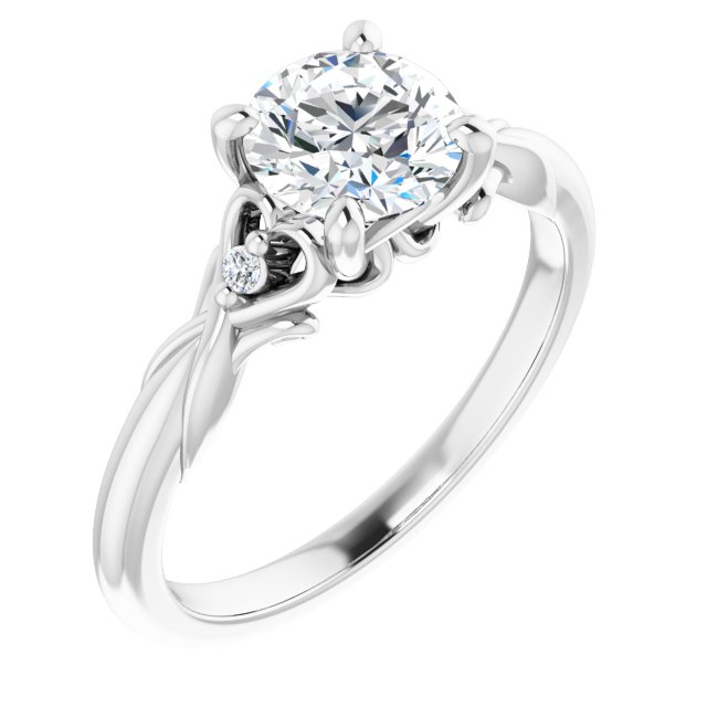 Accented Engagement Ring