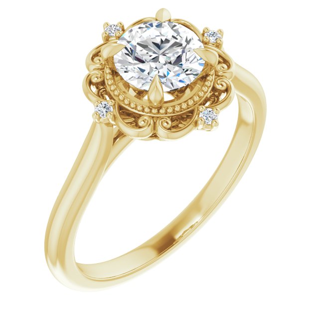 Vintage-Inspired Engagement Ring