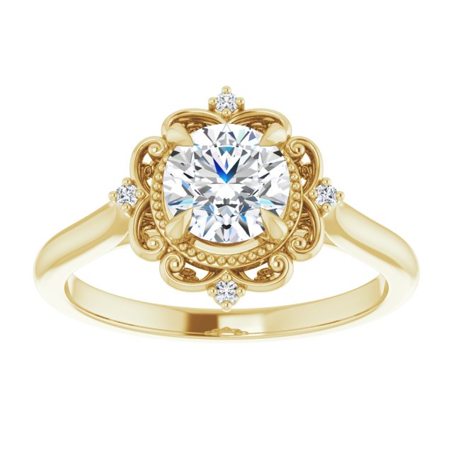 Vintage-Inspired Engagement Ring