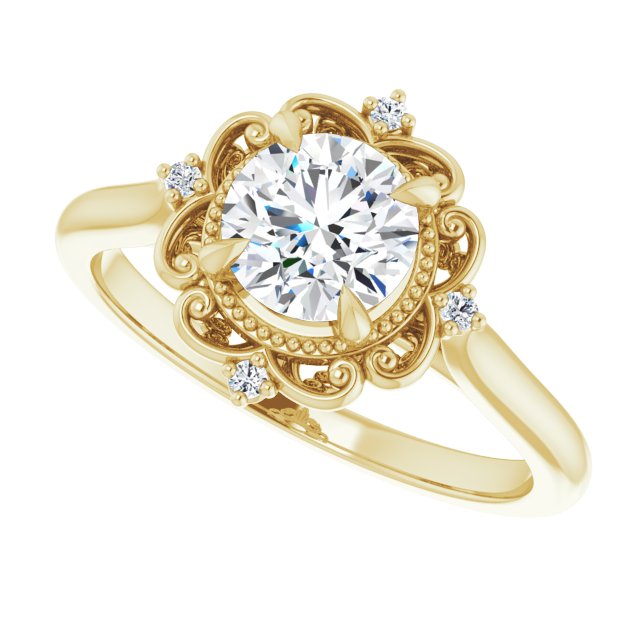 Vintage-Inspired Engagement Ring