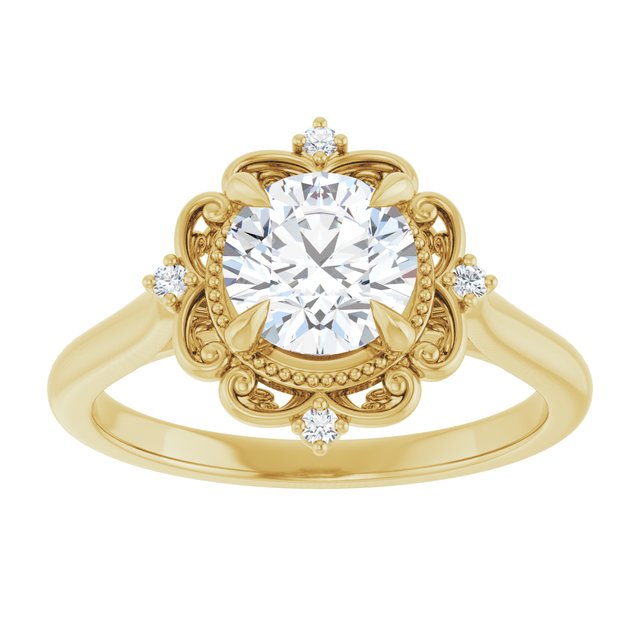 Vintage-Inspired Engagement Ring