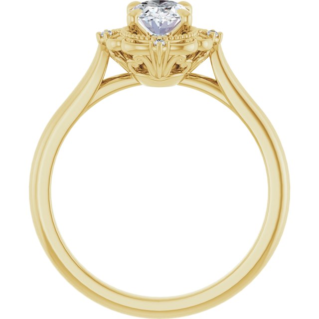 Vintage-Inspired Engagement Ring