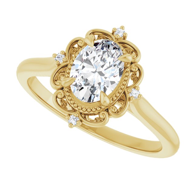 Vintage-Inspired Engagement Ring