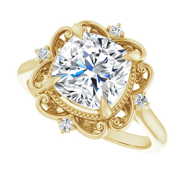 Vintage-Inspired Engagement Ring