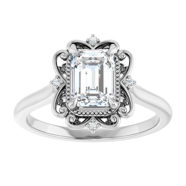 Vintage-Inspired Engagement Ring