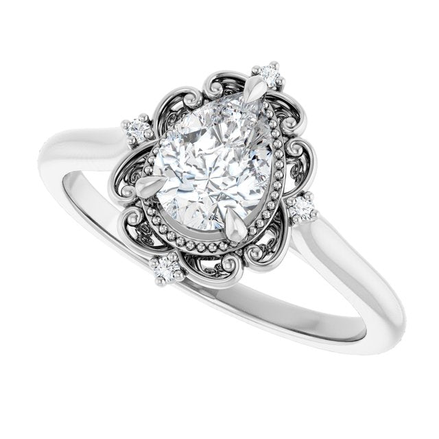 Vintage-Inspired Engagement Ring