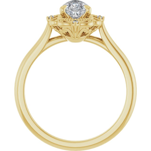 Vintage-Inspired Engagement Ring