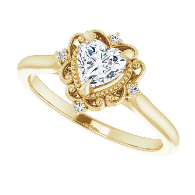 Vintage-Inspired Engagement Ring