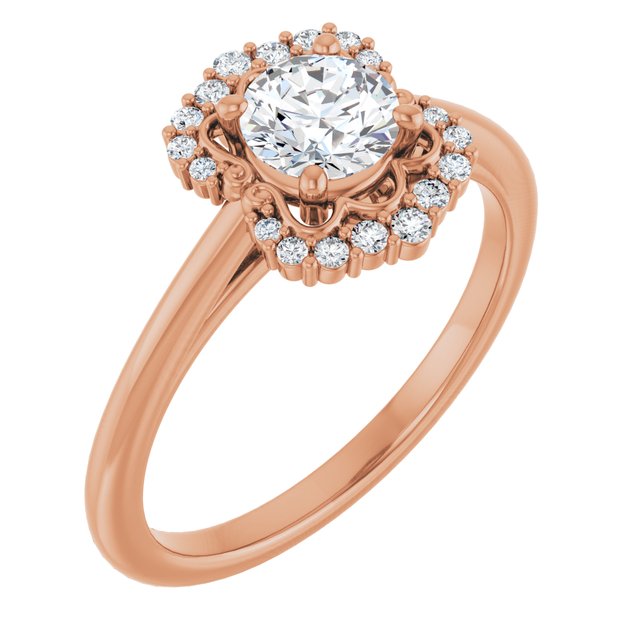Halo-Style Engagement Ring