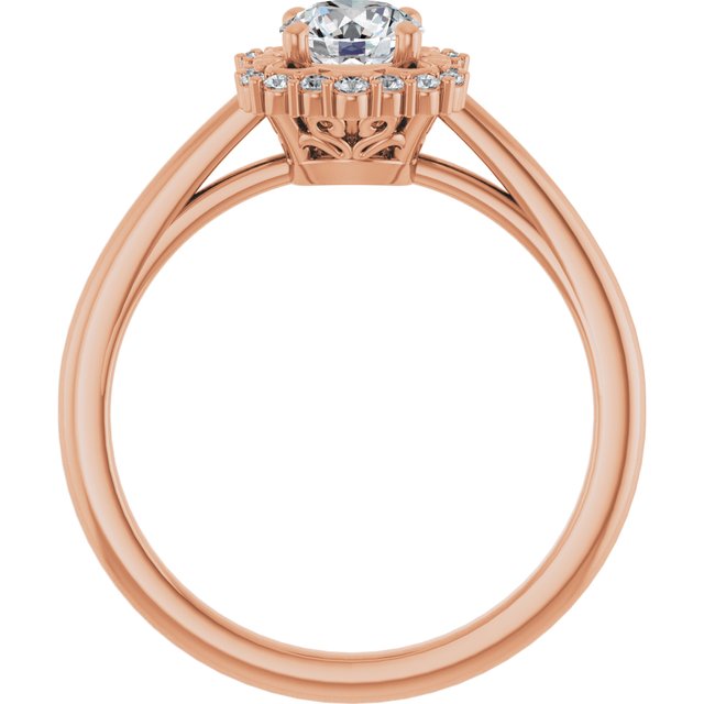 Halo-Style Engagement Ring