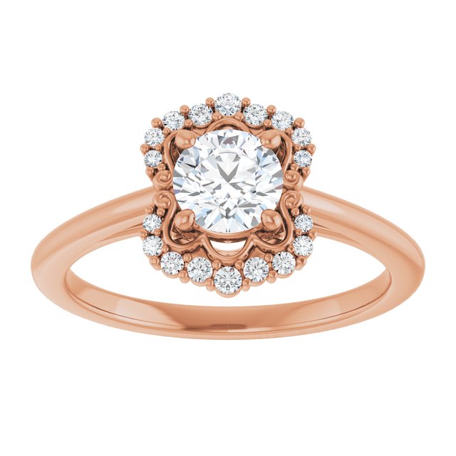 Halo-Style Engagement Ring