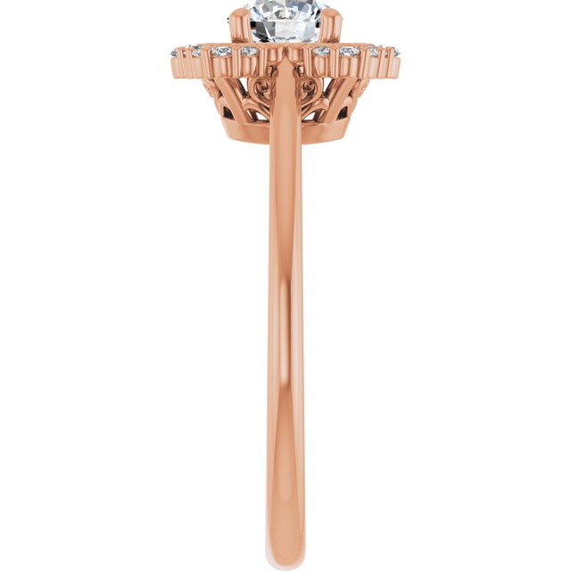 Halo-Style Engagement Ring