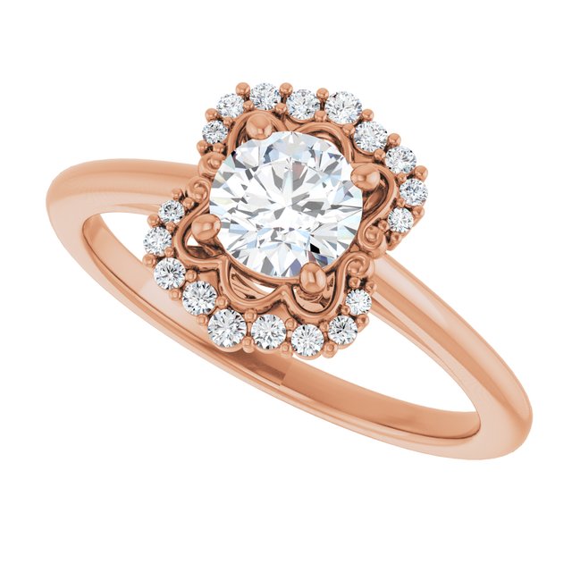 Halo-Style Engagement Ring