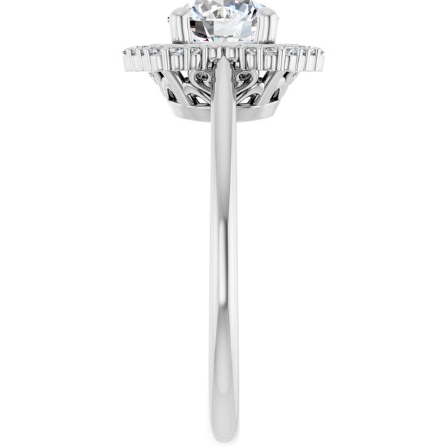 Halo-Style Engagement Ring