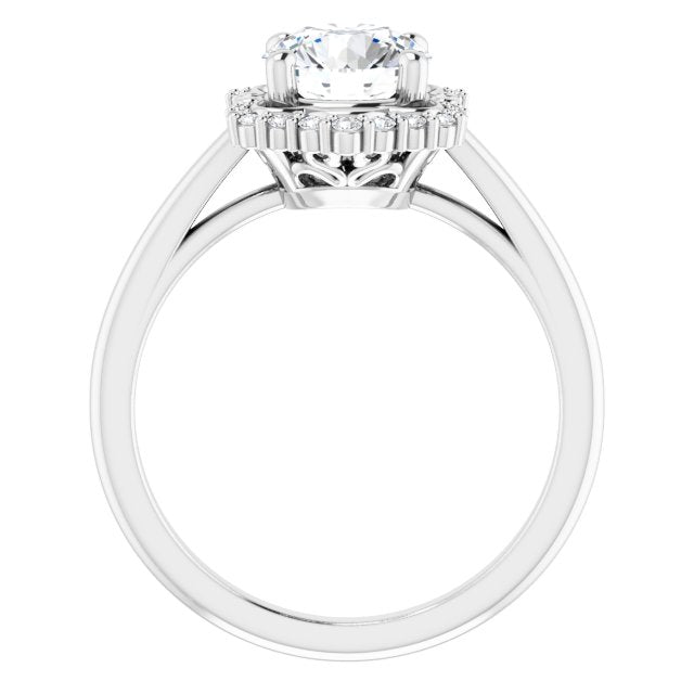 Halo-Style Engagement Ring