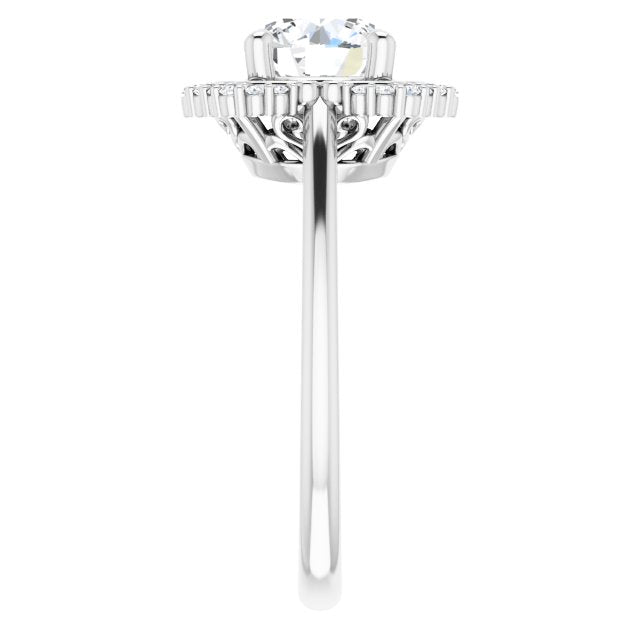 Halo-Style Engagement Ring