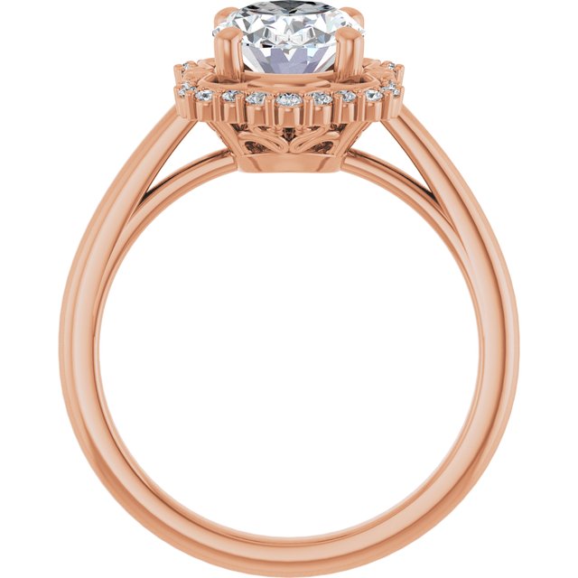 Halo-Style Engagement Ring