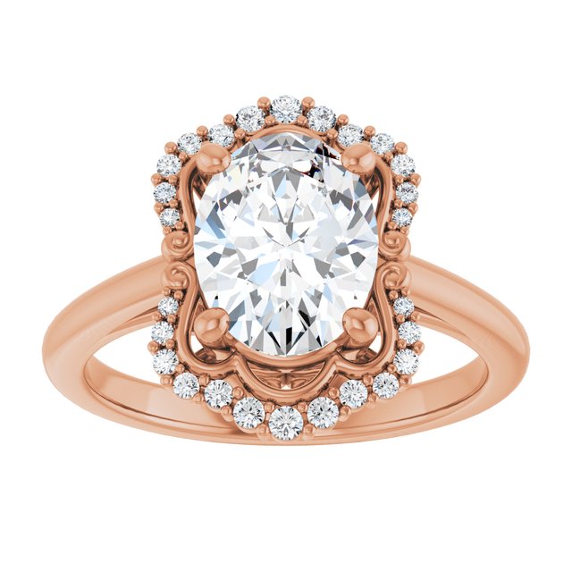 Halo-Style Engagement Ring