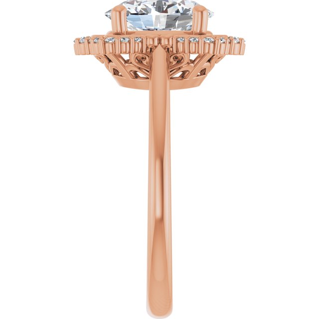Halo-Style Engagement Ring