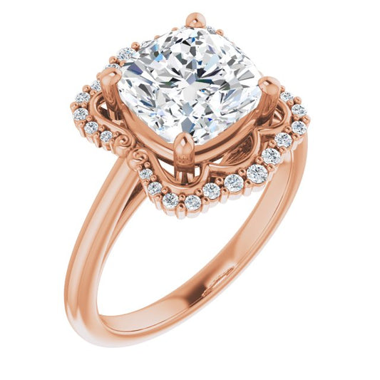 Halo-Style Engagement Ring