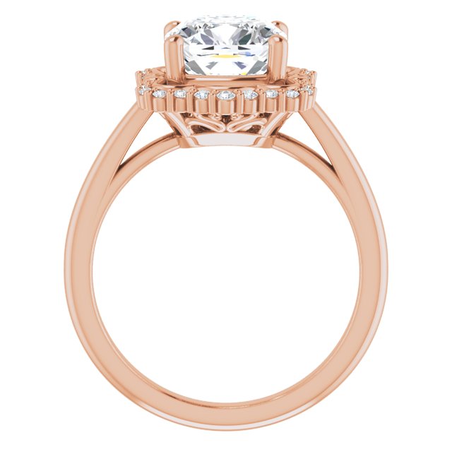Halo-Style Engagement Ring