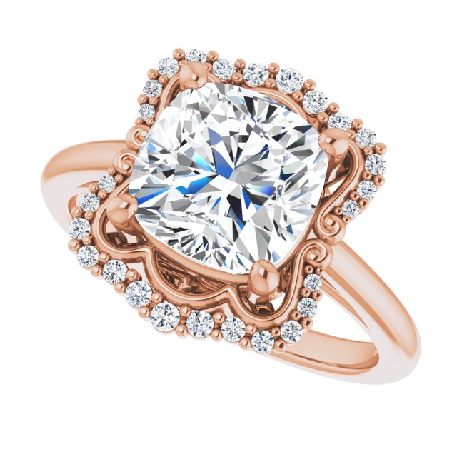 Halo-Style Engagement Ring