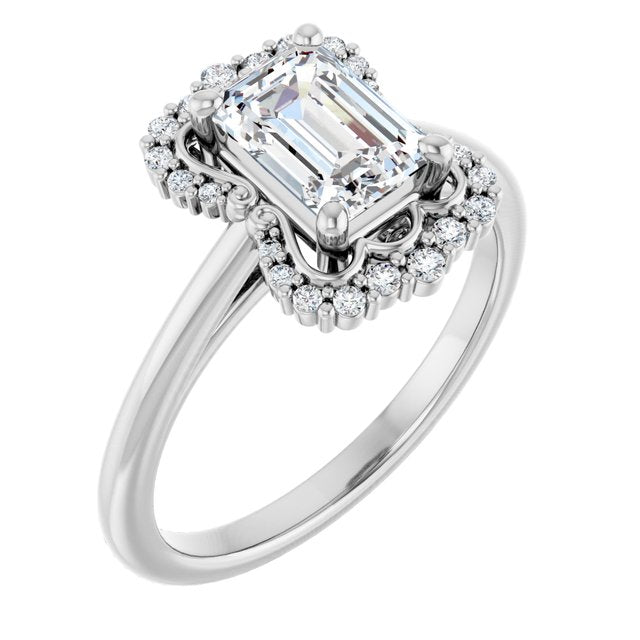 Halo-Style Engagement Ring
