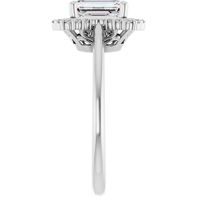 Halo-Style Engagement Ring