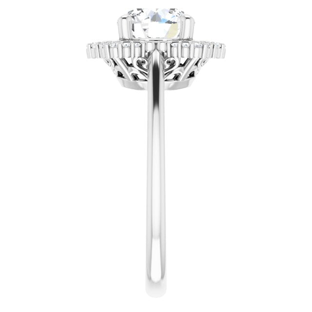Halo-Style Engagement Ring
