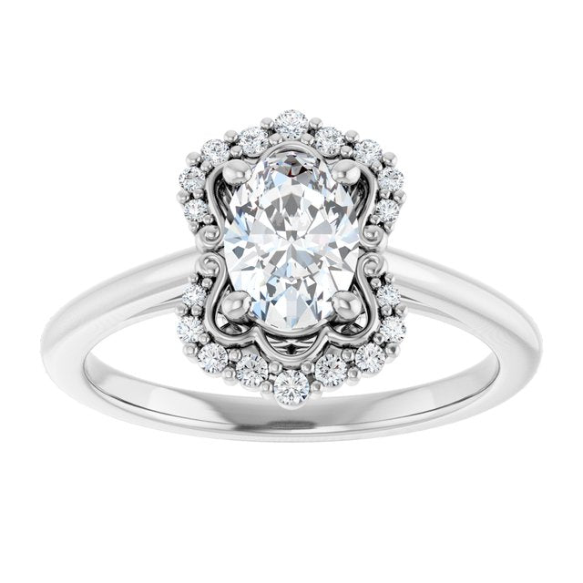 Halo-Style Engagement Ring
