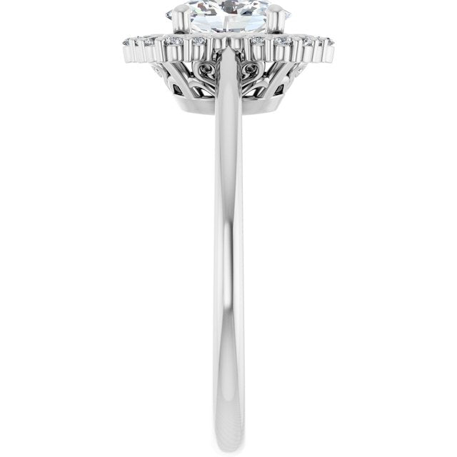 Halo-Style Engagement Ring