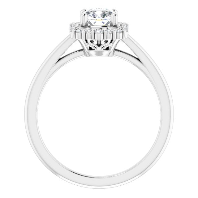 Halo-Style Engagement Ring