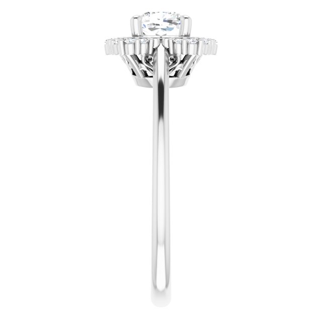Halo-Style Engagement Ring