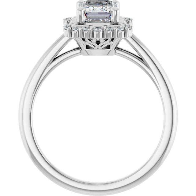 Halo-Style Engagement Ring