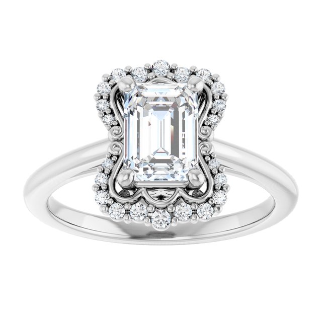 Halo-Style Engagement Ring