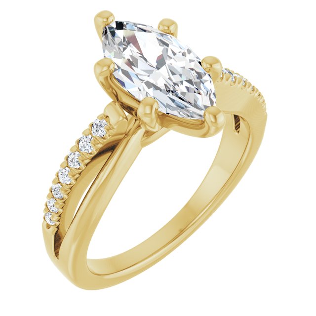 Accented Engagement Ring