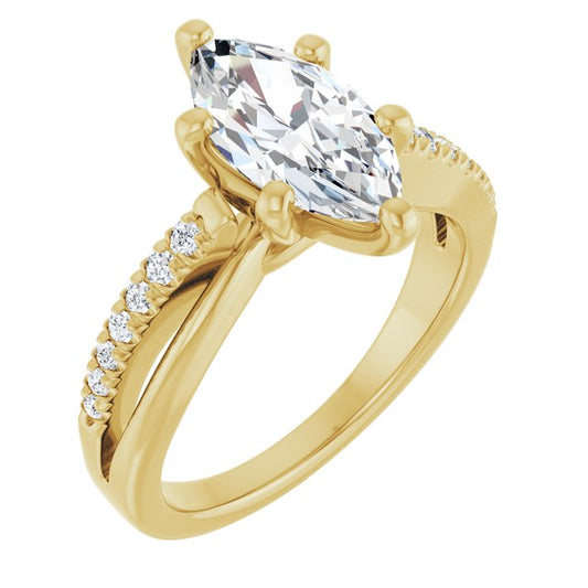 Accented Engagement Ring