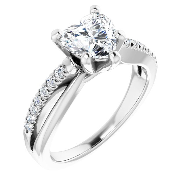 Accented Engagement Ring