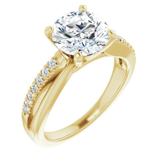 Accented Engagement Ring