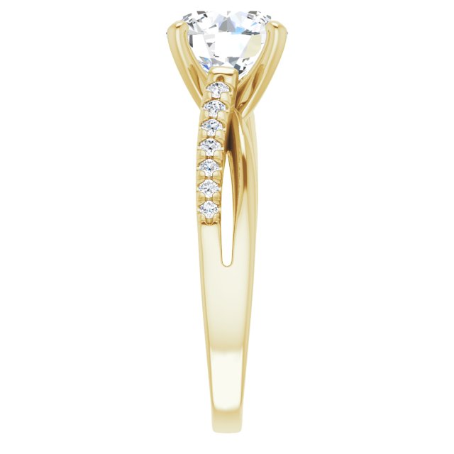 Accented Engagement Ring