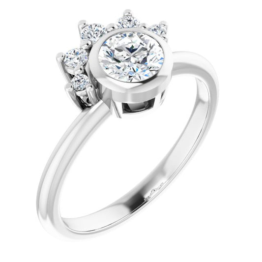 Accented Engagement Ring