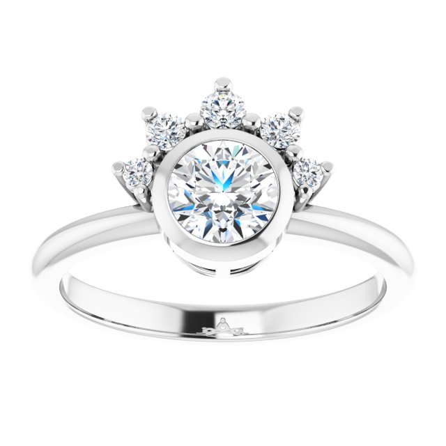 Accented Engagement Ring