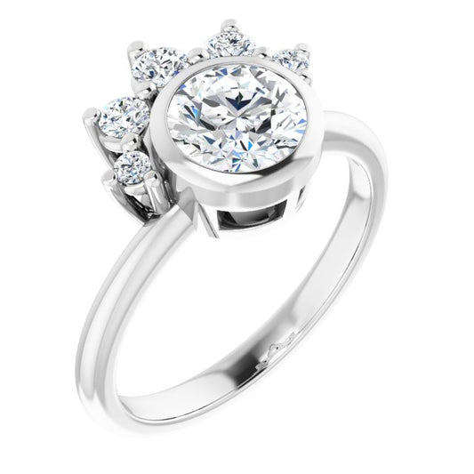 Accented Engagement Ring