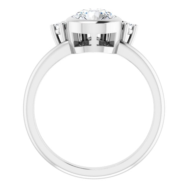 Accented Engagement Ring