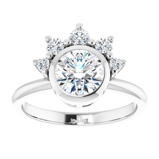 Accented Engagement Ring