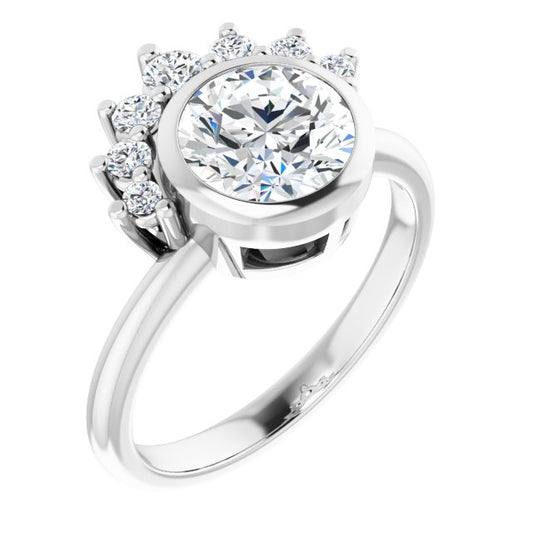 Accented Engagement Ring