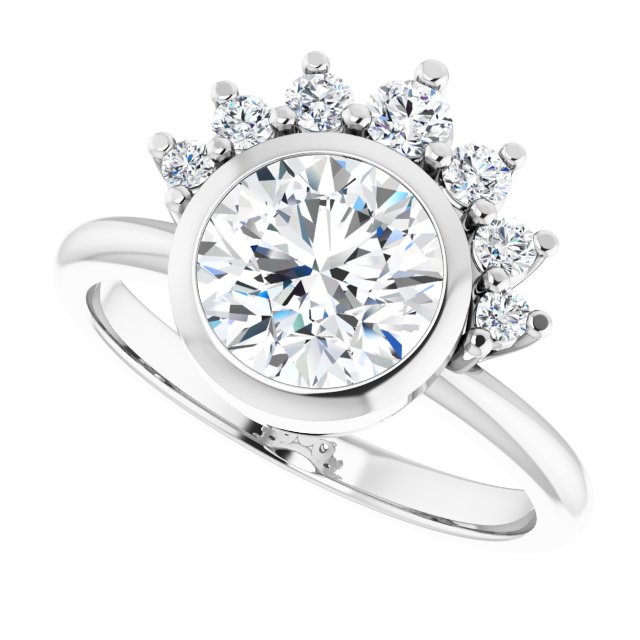 Accented Engagement Ring