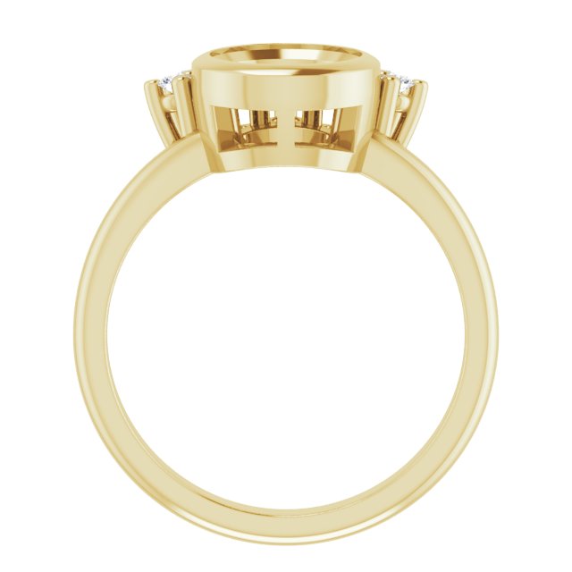 Accented Engagement Ring
